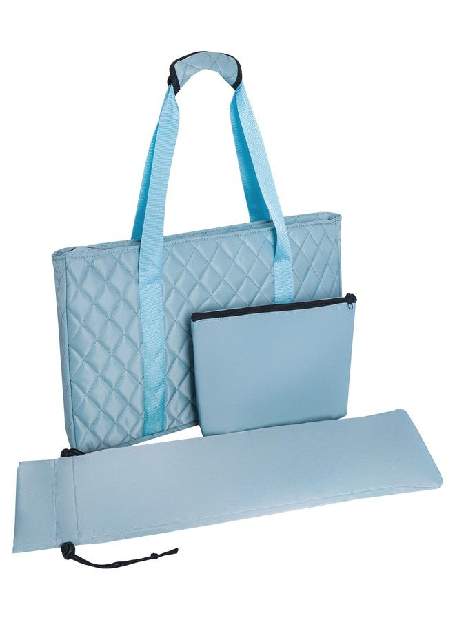 Jongyance Empty Mahjong Bag(Blue) with A Mahjong Tile Bag And A Rack Bag, Mah-jongg Carrying Bag, Mahjong Accessory - Image 1